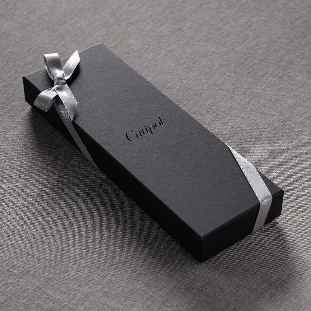 ❥Cutipol GOA クチポールゴア❥フォーク＆スプーン１２本❥シルバー✕黒 クチポール ゴア GOA ブラック／シルバー 4人用カトラリー